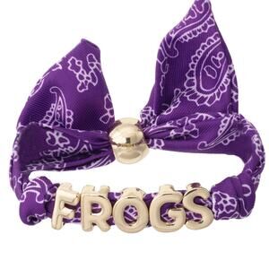 TCU Horned Frogs Bandana Slider Bracelet